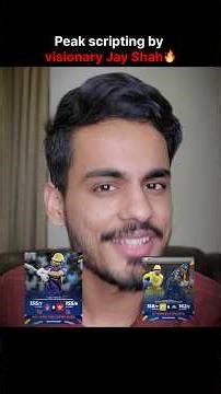 Peak scripting by visionary Jay Shah 🧠
