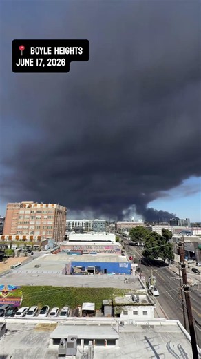 Boyle Heights Fire, Timelapse