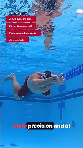 Can you keep a good breaststroke technique all the way through round 6?
