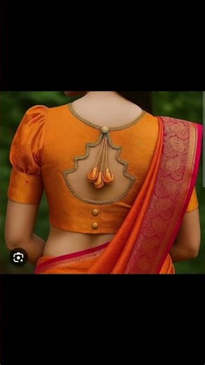 Stylish & Trendy Saree Blouse Patterns 🌸 #blouse #design#shortsfeed