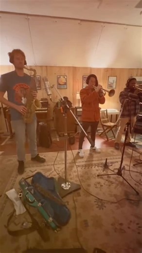 Dirtwire on Instagram: "♑️ Some behind-the-scenes from the horn session on Capricorn — our newest single! ️ Big shout-out to all the Capricorns out there — this one’s for you. Tag yourself ♑️, tag your favorite Caps, and spread the love. Happy Birthday, Goats! 🐐✨ We had such a blast making this track. Straight off tour this past fall, we jumped into the studio in Boulder, CO, brewed some magic tea, and let the electric river flow. These started as loose sketches, then we took them back on the r