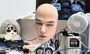 China firm unveils humanoid robot head that blinks and mimics human expressions - VnExpress International