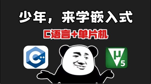 嵌入式入门零基础必看，C语言+51单片机+STM32单片机。全程干货无废话，学完及就业！