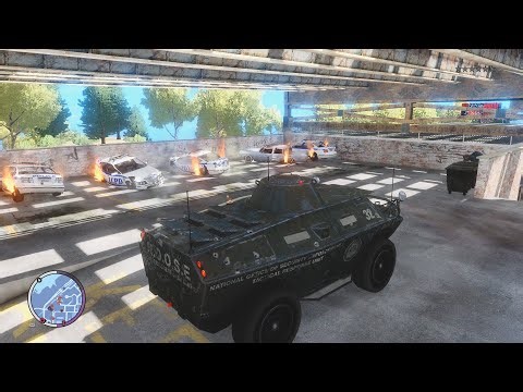 GTA 4 TBOGT - APC Tank Rampage #4