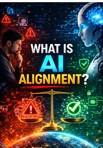 Artificial intelligence is becoming more powerful every year. But one important question sits quietly at the center of the entire field. Are AI systems aligned with human values? This is what experts call AI alignment. It means making sure that AI systems behave in ways that match human goals, ethics, and safety expectations. If AI becomes very capable but does not fully understand human intentions, it could make decisions that technically follow instructions but still create harmful outcomes. A