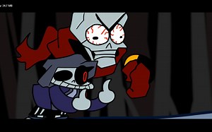 【FNF优质模组！！！】 FNF Atrocity, but Sans & Papyrus Beating up Humans