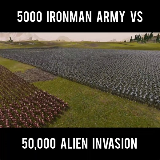 104K views · 565 reactions | 5000 Ironman army vs 50,000 Alien Invasion EPIC Battle | The Game Debugger | Facebook