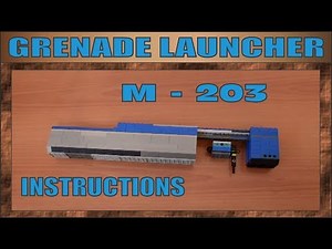 HOW TO MAKE LEGO M - 203 GRENADE LAUNCHER | INSTRUCTIONS| № 112