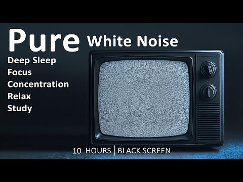No Interruption , Perfect White Noise for Sleeping, Studying & Relaxing – 10H , No Light