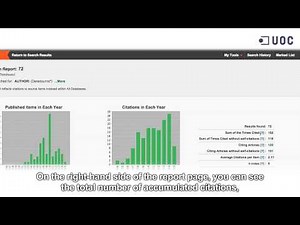 Searching for citations on ISI Web of Science