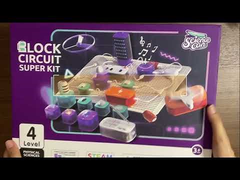 Block Circuit Super Education Kit unboxing - 35 Parts 80 Circuit Layouts