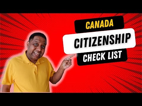 Canada Citizenship Checklist | Step-by-Step Guide to Becoming a Proud Canadian Citizen 🇨🇦✅"