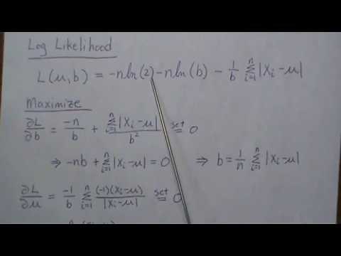 MLEs of a Double Exponential Distribution