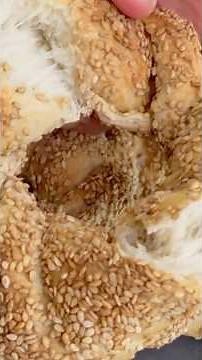 Turkish Simit 🥯 | Crispy Sesame Bread Recipe (Street Food Favorite!)