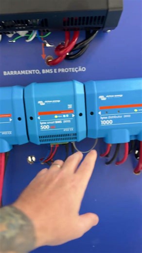 Como funciona o Lynx BMS Distributor e Power in Victron Energy. ​⁠ #motorhome #victronenergy