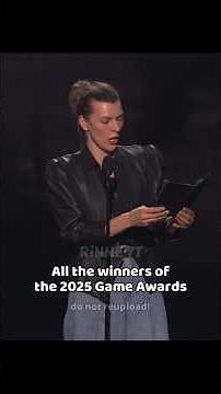 All the Winners of the 2025 Game Awards ​#GameAwards2025 #TGA #GOTY #ClairObscur #expedition33