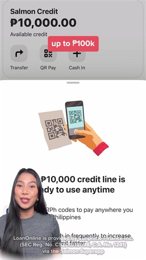 Get up to ₱250,000 credit limit with Salmon Credit! Enjoy repeatable 0% for up to 2 months, instant virtual card, subscription management, and more. | Salmon Philippines