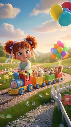 Pippa’s Animal Train Adventure 🚂🐱🦊 A Cute & Magical Ride