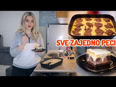 PUDING I BISKVIT SE ZAJEDNO PEKU- ŠARENI KOLAČ🔥