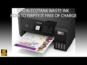 EPSON ECOTANK HOW EASY IT IS TO CHANGE THE WASTE INK TANK