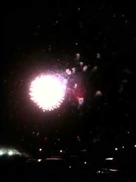 Air Force fireworks on the 4th of July