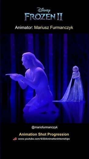 Frozen 2 Elsa freeze Shot Progression #Shorts