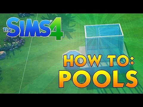 HOW TO: MAKE AN ABOVE GROUND & GLASS POOLS | Sims 4