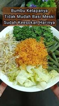 resep urap sayur dengan bumbu kelapanya yang gak mudah basi. #simple #recipe #cooking #food