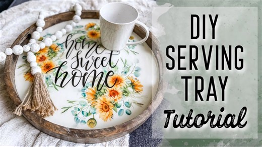 Create a Custom Wooden Serving Tray for Your Home