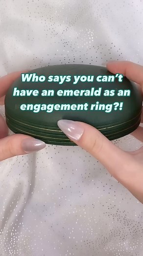 Emeralds make a beautiful engagement ring! Which one is your favorite? 💚 #emerald #engagementring #diamonds #halo #emeraldring #ring #jewelry #explorepage #reel | Estate Diamond Jewelry
