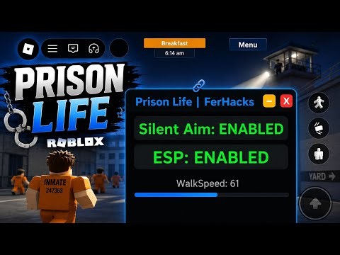 🔥 NEW PRISON LIFE SCRIPT! OP Silent Aim + ESP Showcase