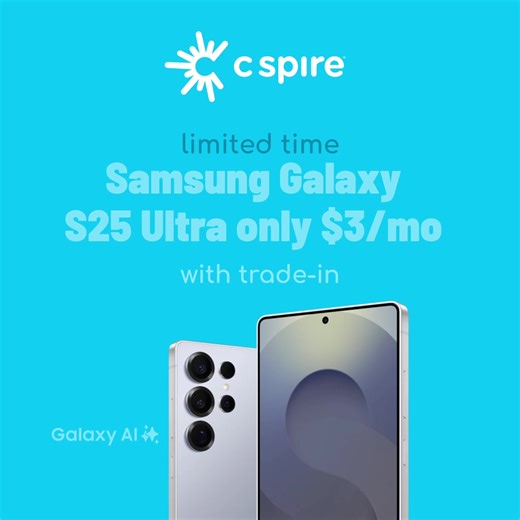 Kickstart your school year with our best Galaxy S25 Ultra deal. Only at C Spire. | C Spire