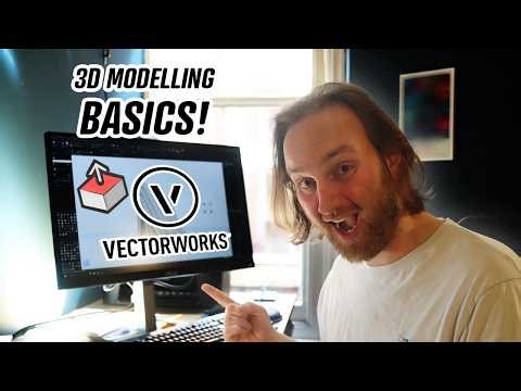 3D Modelling in Vectorworks - Basic 3D Tools Explained