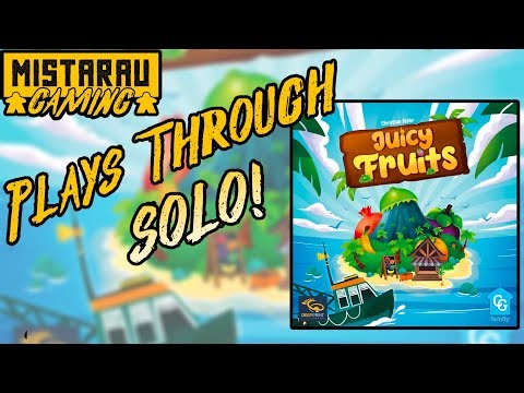 Solo Playthrough | How to Play Juicy Fruits | Mista Rau Gaming