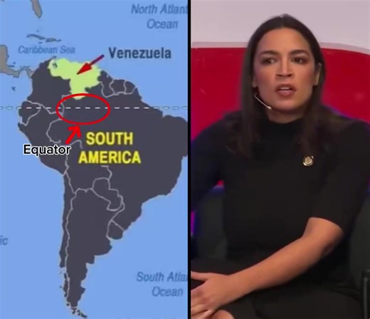 AOC gets roasted online after claiming the U.S. can't act against Venezuela because it's "below the equator." Fun fact: Venezuela is fully north of the equator. Your thoughts? | Red State Citizen