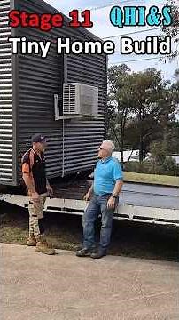 Tiny Home Build Time-Lapsed, Stage 11, Fit off's, Furnished & Completed! DIY #SHORTS
