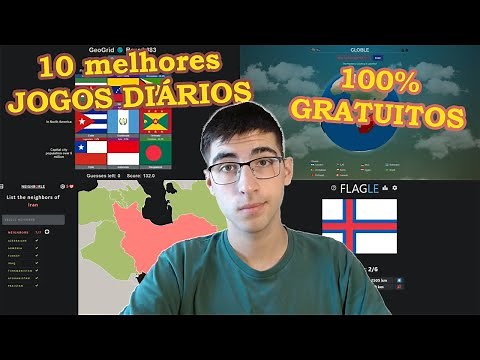 JOGUEI OS 10 MELHORES JOGOS DIÁRIOS DE GEOGRAFIA 100% GRATUITOS