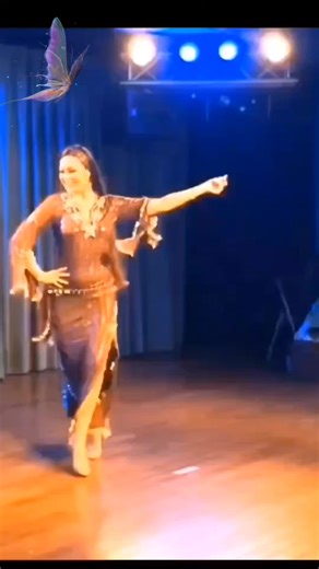 Traditional Belly Dancing Performance on Stage