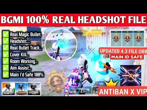 BGMI 4.3 AIMBOT OBB | BGMI 4.3 NO RECOIL CONFIG | BGMI NO RECOIL CONFIG 4.3 | BGMI AIMBOT OBB 4.3