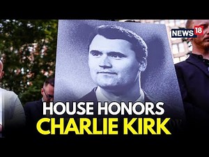 LIVE | White House Honours Charlie Kirk| US House Passes Bipartisan Resolution Honoring Charlie Kirk