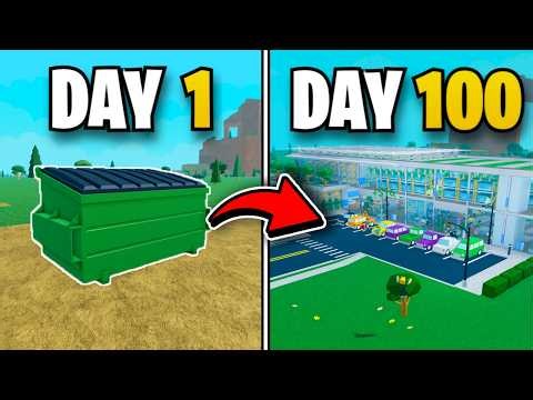 I Survived 100 Days in Retail Tycoon 2.. | Roblox