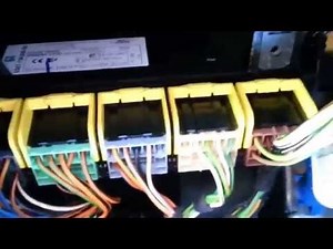 Where is the central locking control unit located in the Ford Fiesta?