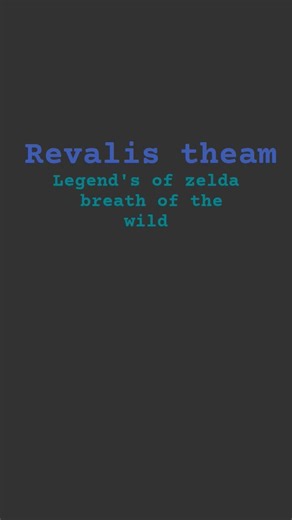 Revalis theam ledgends of zelda botq