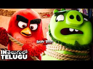 Red vs The Pig! Hilarious Moment – Angry Birds Movie 2 | Telugu 4k