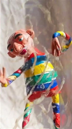 DIY Tape Art: Making a Quirky Stop Motion Puppet 🎨