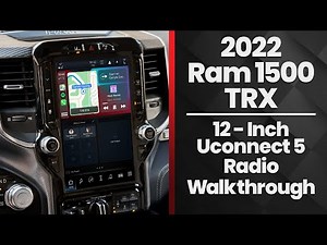 Uconnect 5 12" Walkthrough - 2022 Ram 1500 TRX - Infotainment.com