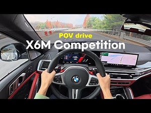 2026 BMW X6M Competition POV drive