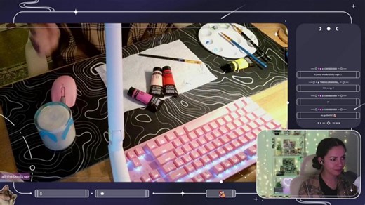 painting -> video games 💚