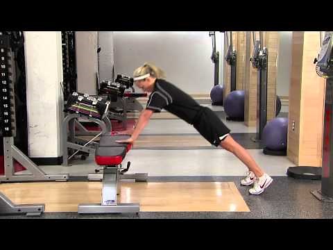 Plyometric Push-ups to bench
