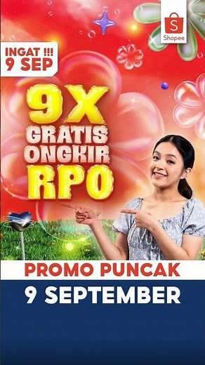 9 September! Promo Puncak Shopee 9.9 Super Shopping Day! Belanja Sekarang Juga!